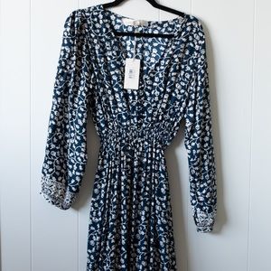 NWT Natalie Martin April Dress in Indigo (Medium)